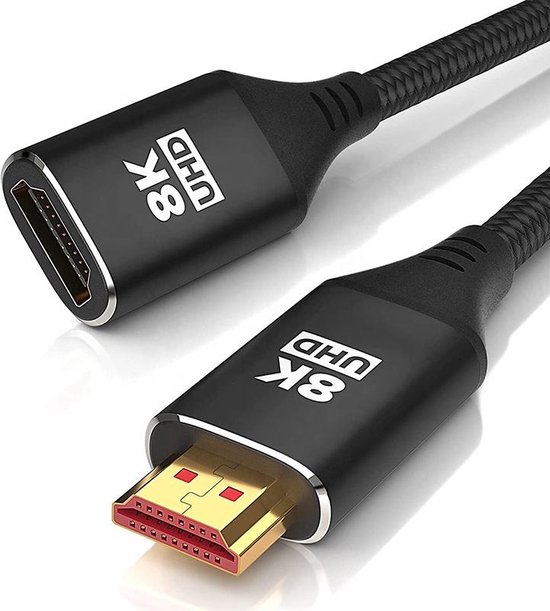 Cable Matters 2-Pack 48Gbps 8K HDMI 2.1 Angle Adapter with HDR, Supports 8K@60Hz / 4K@240Hz, 270 Degree HDMI Adapter Male to Female, Black