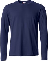 Clique Basic-T L/S 029033 - Dark Navy - M