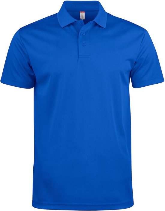 Kobalt Blauwe Polo Blauw Polo Shirt Heren Kobalt Blauw