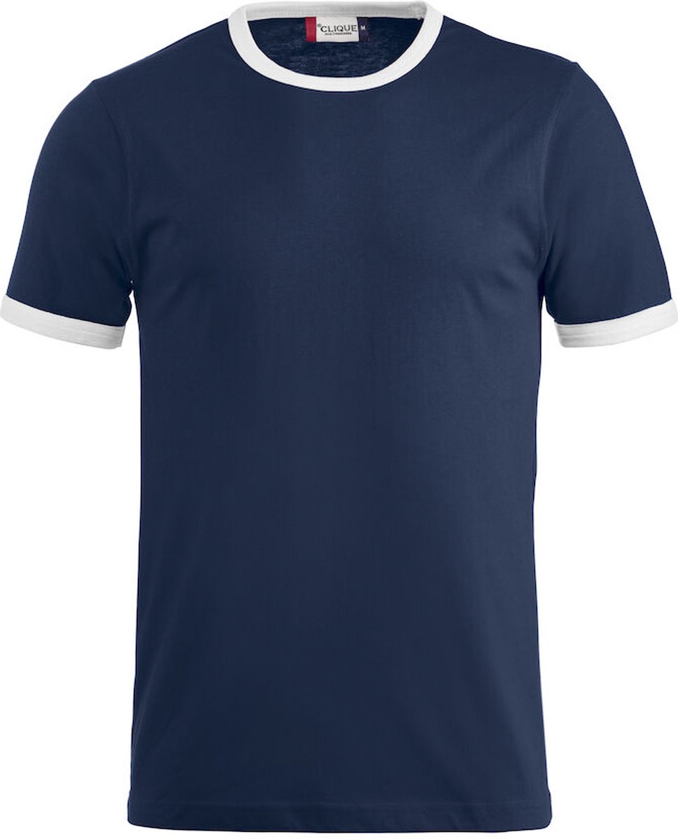 Clique Nome 029314 - Navy/ Wit - 4XL