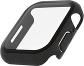 Belkin ScreenForce Apple Watch 44 mm, 45 mm Series 7, SE, 6, 5, 4 Bumper-Case mit integriertem Hartglas-Displayschutz, kratzfest und leicht anzubringen - Schwarz