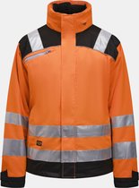 Jobman 1347 Hi-Vis Winter Jacket Star 65134707 - Oranje/Zwart - 3XL