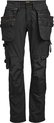 Jobman 2371 Women’s Craftsman Trousers Stretch HP 65237170 - Zwart - DA46