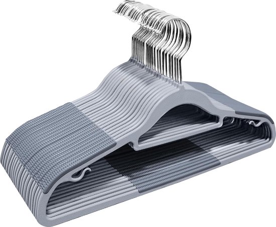 HLD-Z08 | Velours kleerhangers | Een set kleerhangers