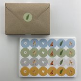 50 enveloppes Kraft C6 - 11,4 x 16,2 cm - Enveloppes recyclées - Enveloppes Eco