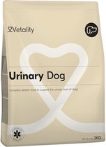 Vetality Hondenvoer Droog - Dieetvoeding Hond - 3 kg - Helpt Blaasgruis Voorkomen en Lost Op - Voor Volwassen Honden