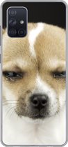 Geschikt voor Samsung Galaxy A51 hoesje - Hond - Huisdieren - Portret - Siliconen Telefoonhoesje