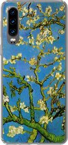 Geschikt voor Huawei P30 hoesje - Amandelbloesem - Vincent van Gogh - Siliconen Telefoonhoesje