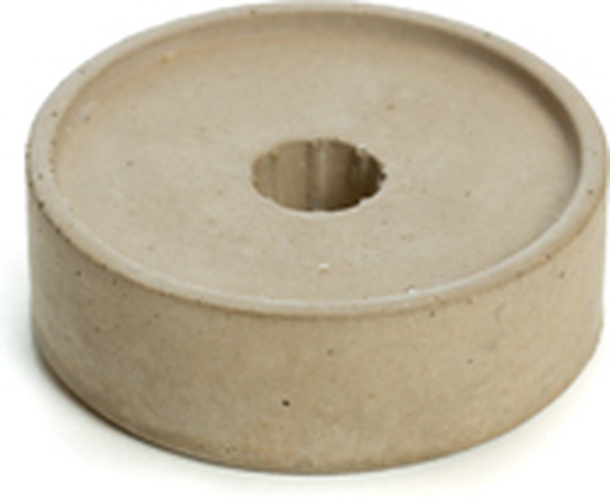Kandelaar beton - kandelaar concrete - Ø6xH2 cm - set van 2 - Rustik Lys