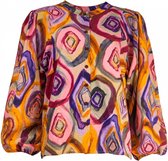 NED Blouse Renske Ls Colored 24s1 Mm074 01 Colored Dames Maat - M