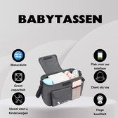 BabyTassen - Zwart - Organizer - Draagtas - BuggyMontage - BuggyTas - Kinderwagen