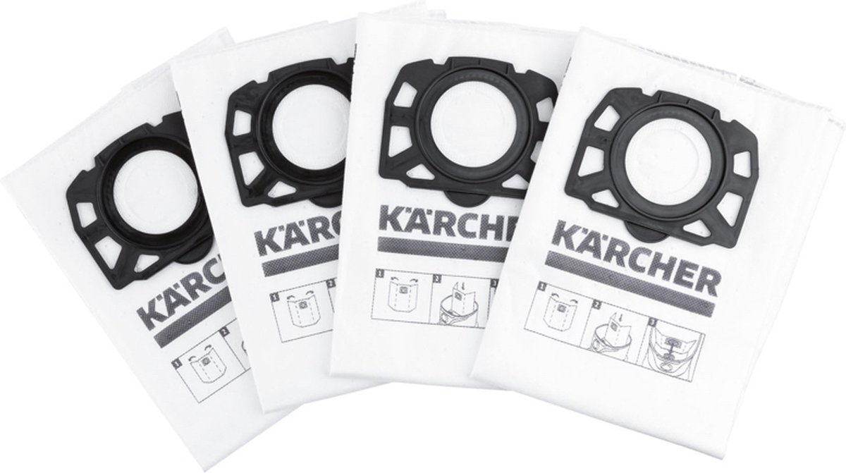 Karcher Fleece Filter Bags KFI 487 2863-0060 (WD 4 to WD 5)