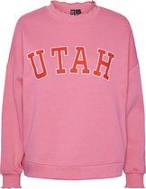 Pieces Trui Pcmaliah Ls Print Sweat Bc 17147858 Chateau Rose/utah Dames Maat - S