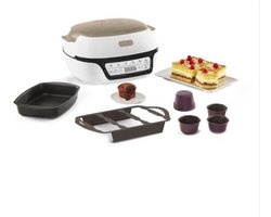 TEFAL Intelligente taartmachine - 5 nauwkeurige programma's - Antiaanbakvorm - 6 Creabake muffinvormen - Cake Factory KD804910