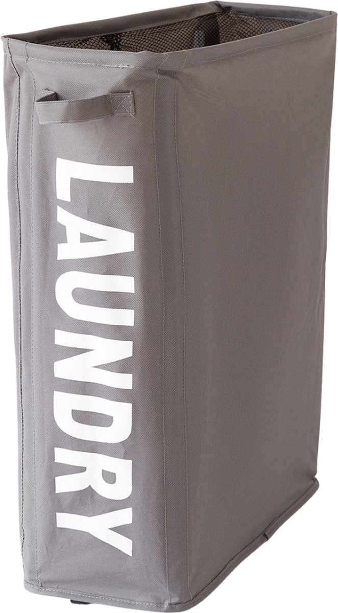 Goedkoopste Nivard Wassorteerder - Wasmand 1 Vak - Laundry Basket - Wassorteerder Op Wieltjes - Bag - Donkergrijs