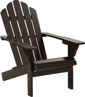 Tuinstoel Bruin Hout / Tuin stoelen / Ligstoel Tuin verstelbaar / Buiten stoelen / Balkon stoelen / Relax stoelen
