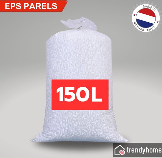 Originele EPS Vulling 150 Liter voor zitzak (navulling), Premium kwaliteit van 30 tot 600Liter