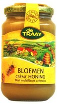 De Traay Honing Bloemen Creme 900 gr