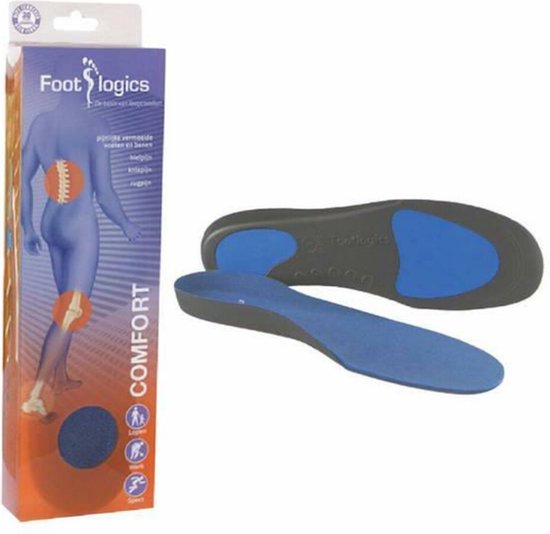Footlogics Comfort Inlegzolen - Bij doorgezakte voeten en Hielspoor- XL (47-49)