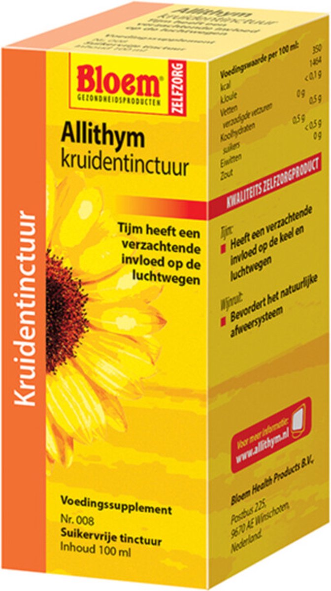 Bloem Allithym kruidentinctuur