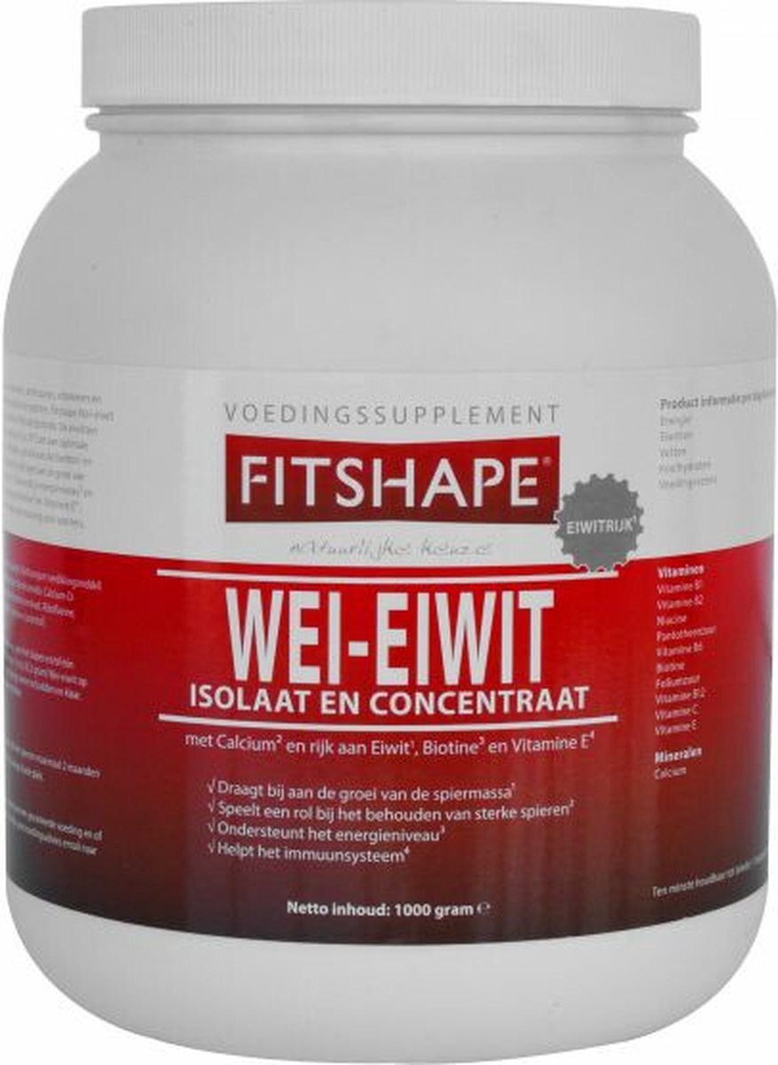 Goedkoopste FITSHAPE WEI EIWIT AARDBEI