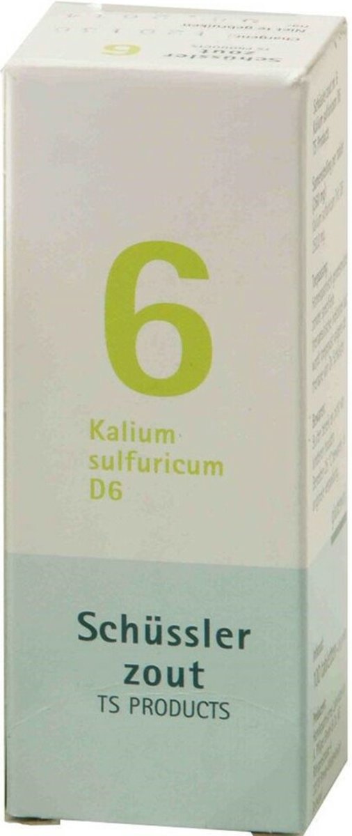 Goedkoopste Pfluger Schussler Zout nr 6 Kalium Sulfuric D6 - 1 x 100 tabletten