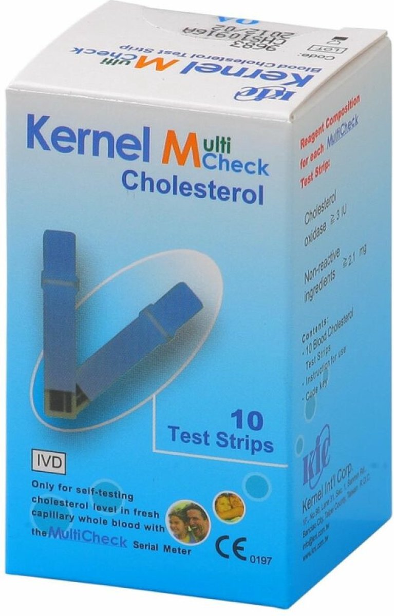 Goedkoopste Testjezelf.nu -Multicheck Cholesterol Strips - 10 stuks - Cholesterol strips
