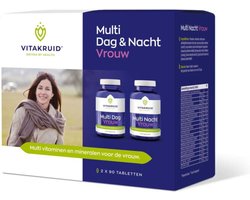 Vitakruid Multi Dag & Nacht Vrouw 180 tabletten