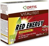 Ortis Red Energy Bio Fles Alcoholvrij 10 stuks