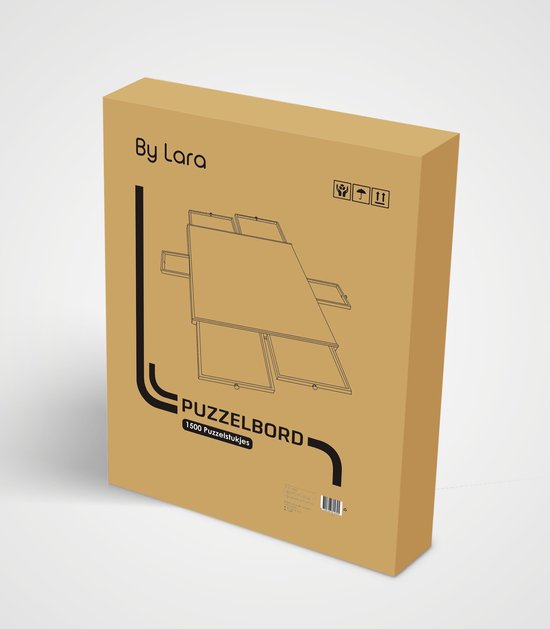 By Lara - Puzzelplaat - Puzzelmap - Puzzeltafel - Puzzelbord - Puzzelplank - 6 lades - 1000 stukjes - By Lara commodities