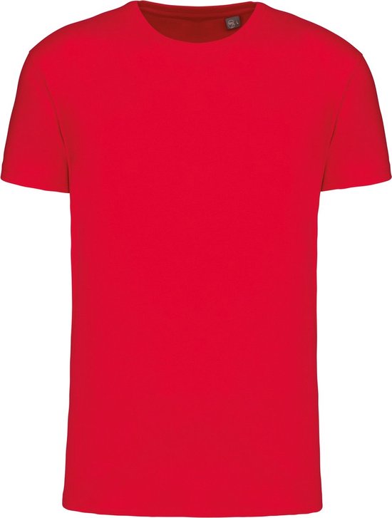 2 Pack Biologisch Premium unisex T-shirt ronde hals 'BIO190' Kariban Rood - XL