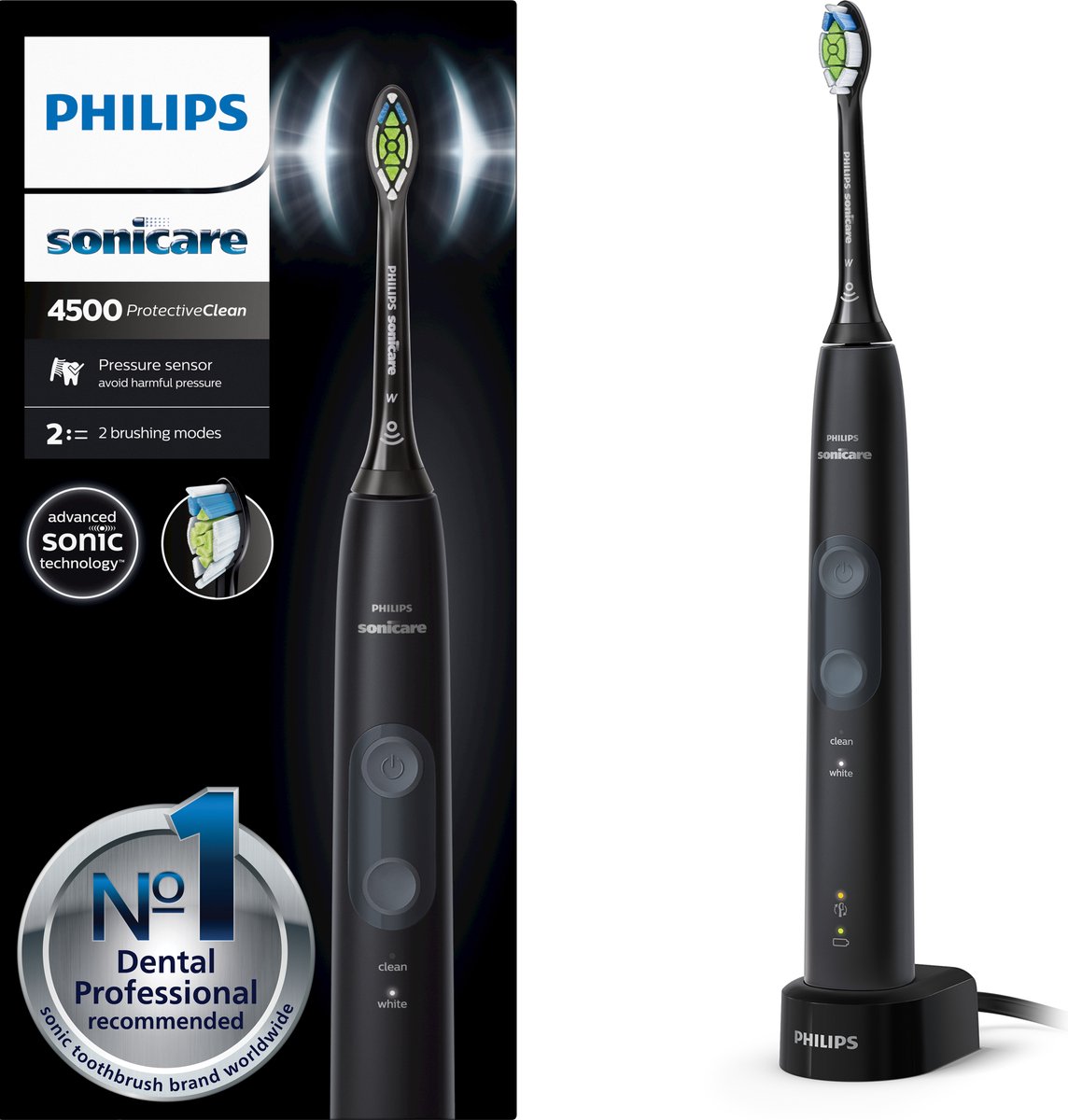 Philips Sonicare ProtectiveClean 4500 HX6830/44 - Sonisch - Elektrische Tandenborstel - Philips