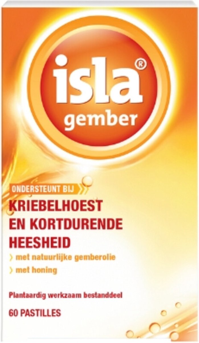 Goedkoopste Isla Gember Keelpastilles 60ST