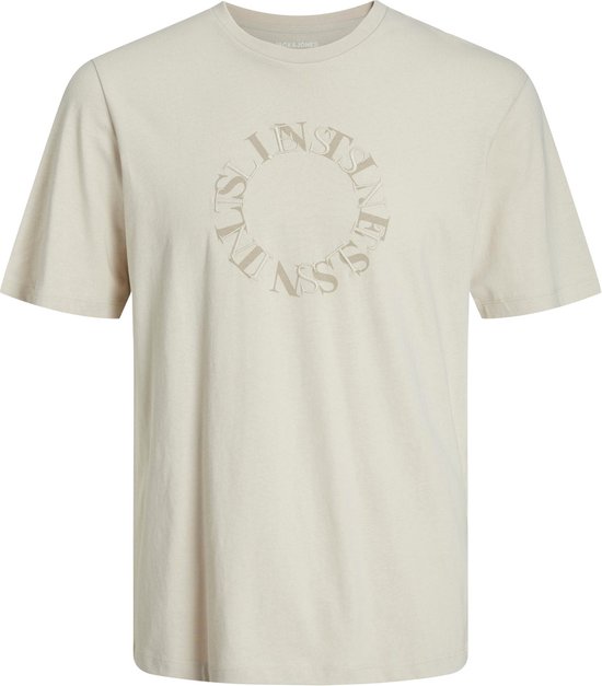 Jack & Jones T-shirt Jjlee Tee SS Crew Neck 12248617 Moonbeam Homme Taille - L