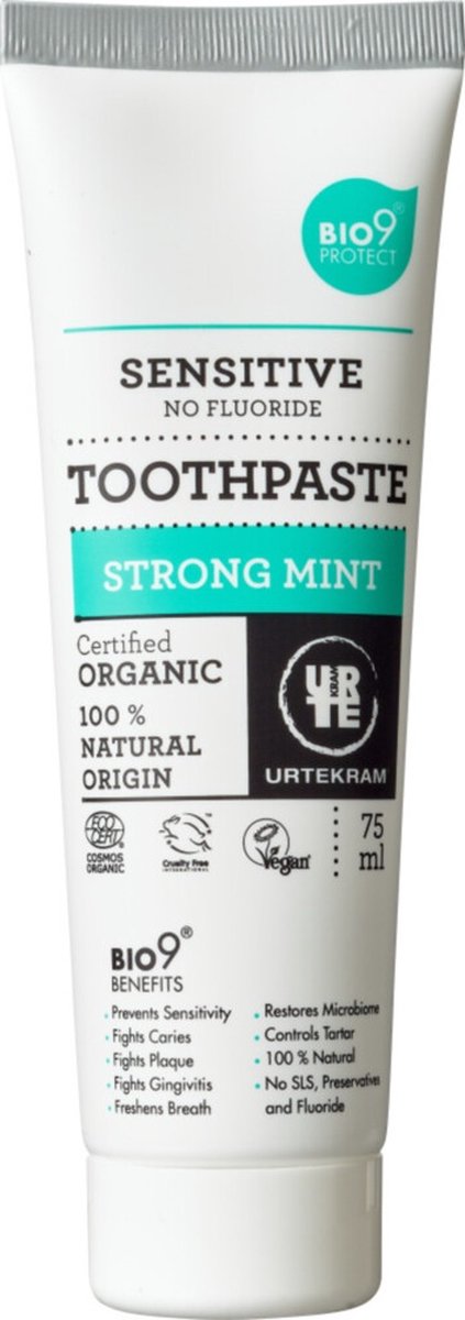 Goedkoopste Urtekram Tandpasta Senstive Strongmint