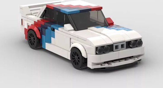 BMW M3 E30 455 op bouwstenen - M3 E30 compatible met Lego - Bouwstenen Auto - Speelgoed auto op bouwstenen - Speelgoed sportauto - Sportauto op bouwstenen - Sport Auto M3 op bouwstenen - Speelgoed - BMW M3 op bouwstenen compatible met lego