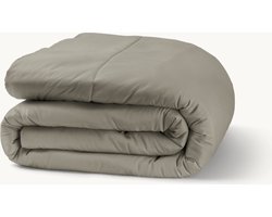 Y-not® - Dekbed Zonder Overtrek - Taupe - Luxe Comfort Dekbed - Warmte Isolerend - Hoge Kwaliteit Materiaal - Duurzaam en Zacht - 30 dagen proefslapen - Hoesloos Dekbed - Bedrukt Dekbed Zonder Overtrek - Zomer & Winterdekbed - 2 Persoons 200x200