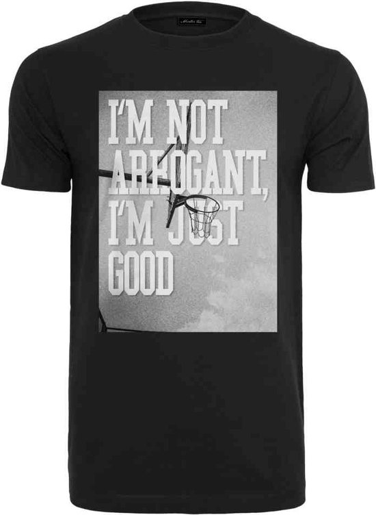Mister Tee - I'm Not Arrogant I'm Just Good Heren T-shirt - 5XL - Zwart