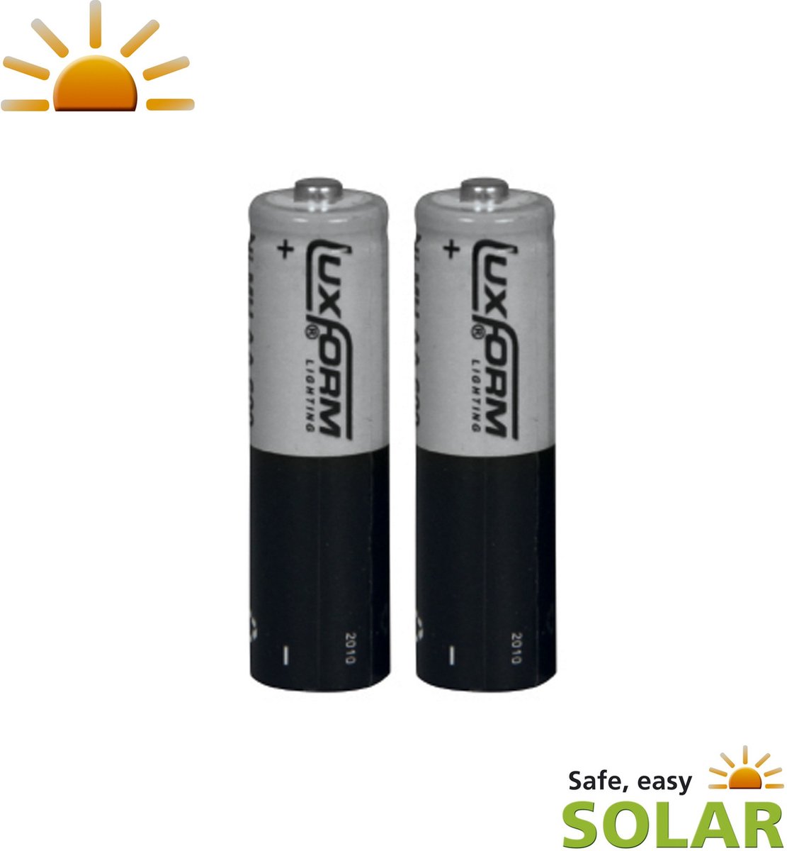 Luxform 2x 3.2V 600mAh Oplaadbare AA Li-on batterij