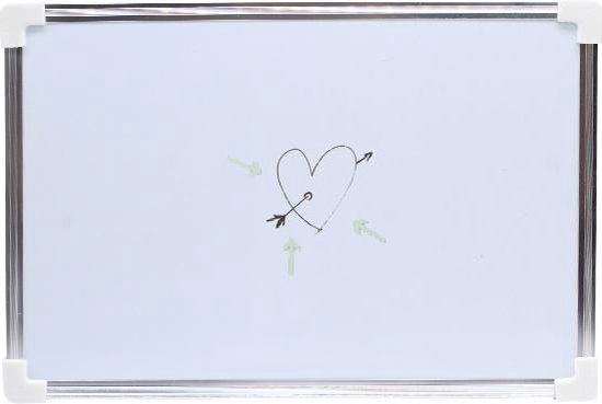 Lowander whiteboard magnetisch 20x30 cm - Tweezijdig - Memobord - Planbord