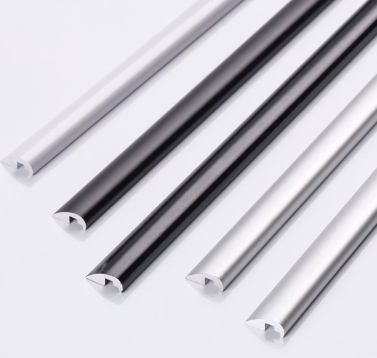 Foto: Profielenloods douchedeurafdichting vloer dorpel mat zilver matt silver lengte 1 20 meter