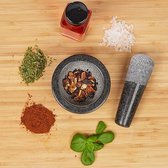 vijzel en stamper - Mortar and Pestle, Grinder Bowl with Rod Hammer, Sauce Garlic Pestle Hand Grinder Crusher Kitchen Gadgets Seasoning