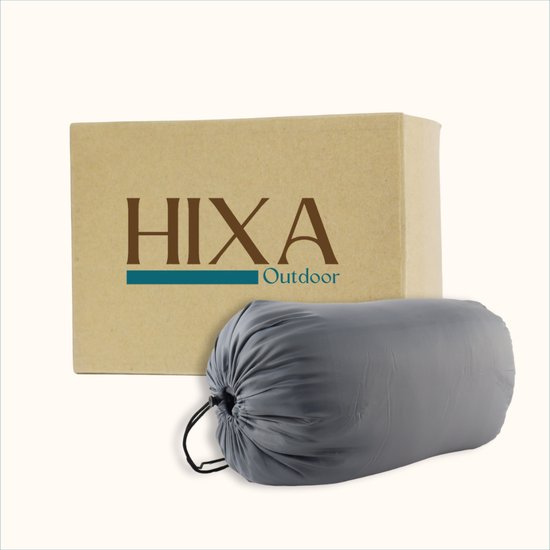HIXA Mummy Slaapzak Volwassenen - Grijs - Groen- 210x80 cm - Polyester van HIXA — afbeelding 4