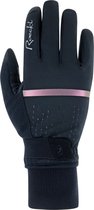Roeckl Watou Fietshandschoenen Black/Cameleon Pink - Vrouwen - maat 6