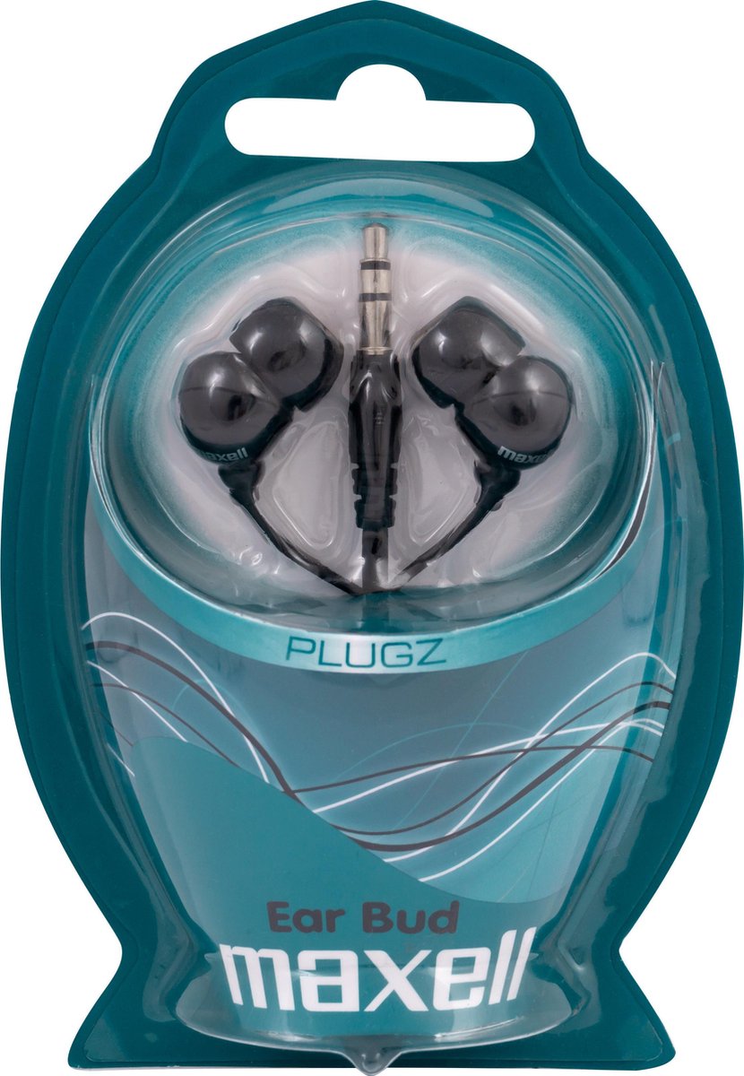 Maxell PLUGZ Zwart In-ear koptelefoon
