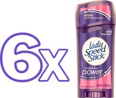 Lady Speed Stick Wild Freesia Invisible Dry Power Déodorant Femme - 6 x 65g - Taille XL Deo Stick - Déodorant Femme Value Pack