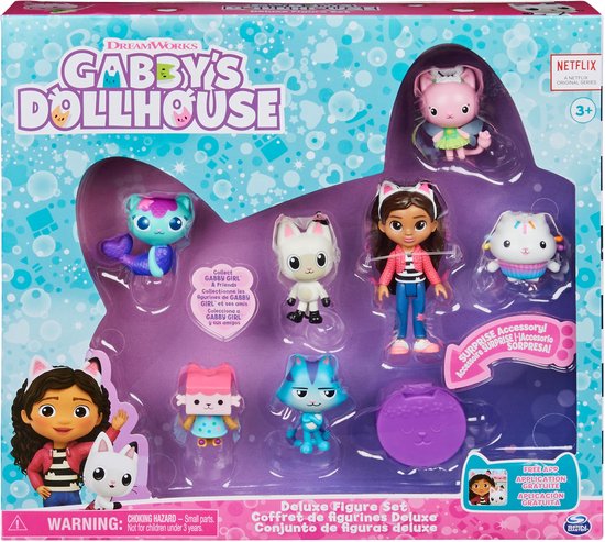 Gabby’s Poppenhuis – Speelfigurenset – met Gabby, 6 katjes en 1 poppenhuispakketje