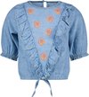 Like Flo F402-5155 Blouse Filles - denim clair - Taille 134