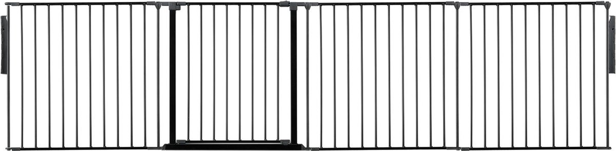 Safetots Kamerbreedhek, Panelenhek, Tot 298cm Breed, Zwart, 70cm Hoog