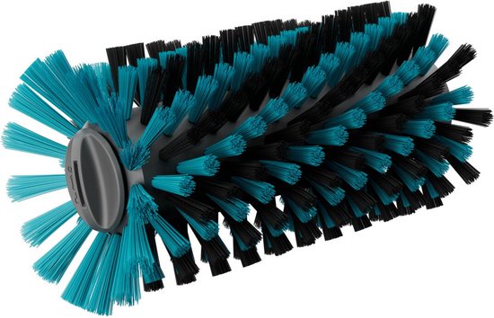 GARDENA AquaBrush medium rolborstel harde nylon borstel voor steen terrassen trappen accu-multireiniger